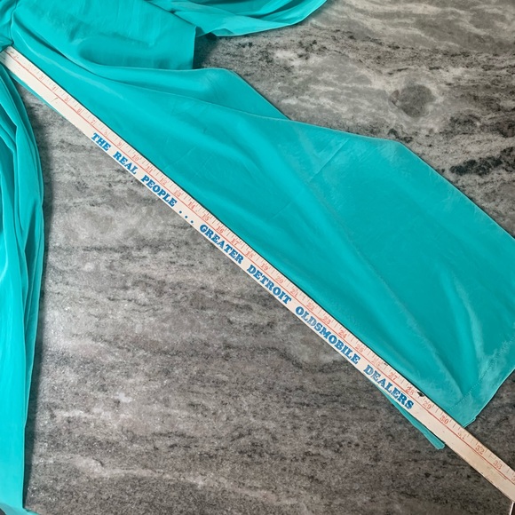 ZOA Aqua jumpsuit in size large. Strapless. - Picture 6 of 8